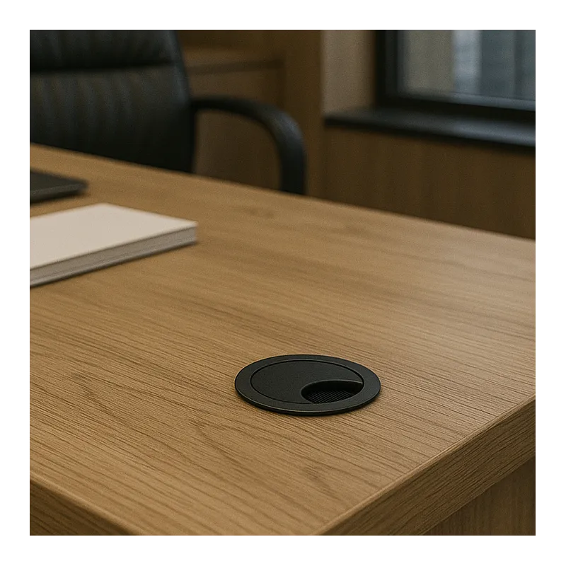 Prolaz za kabele LINDA 60 / Crna mat