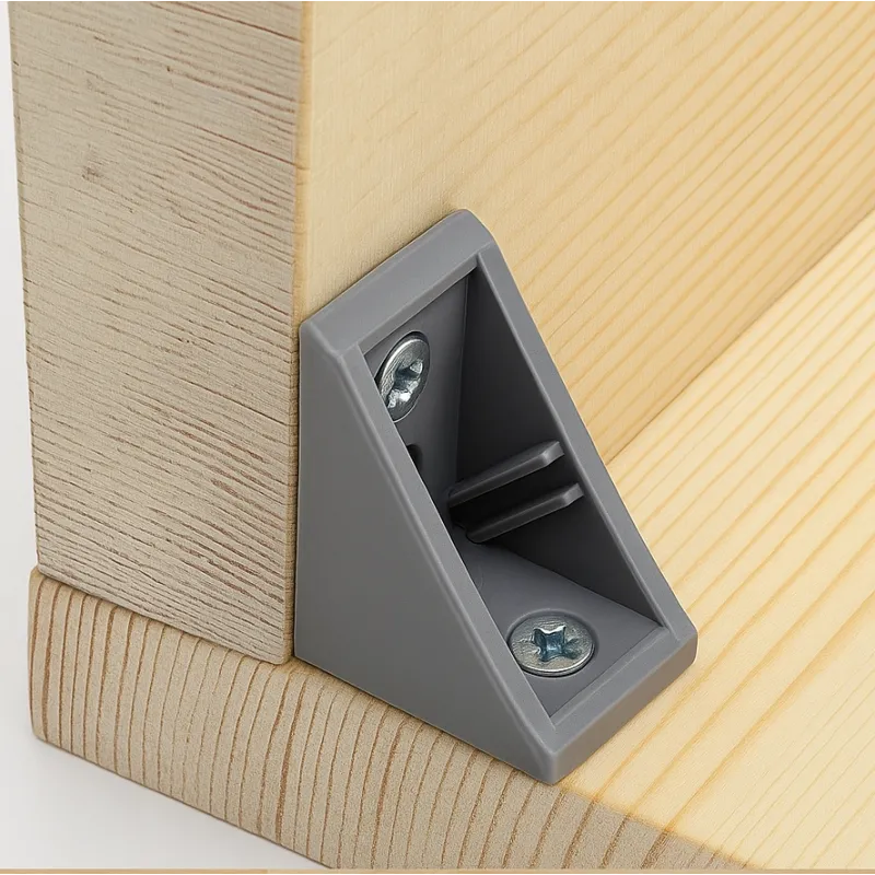 PVC kutni spoj veliki / Sivi