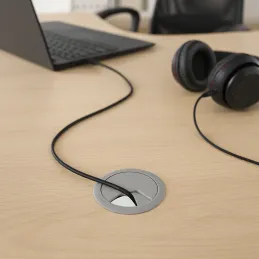 PVC prijelaz za kabel 60 mm / Siva