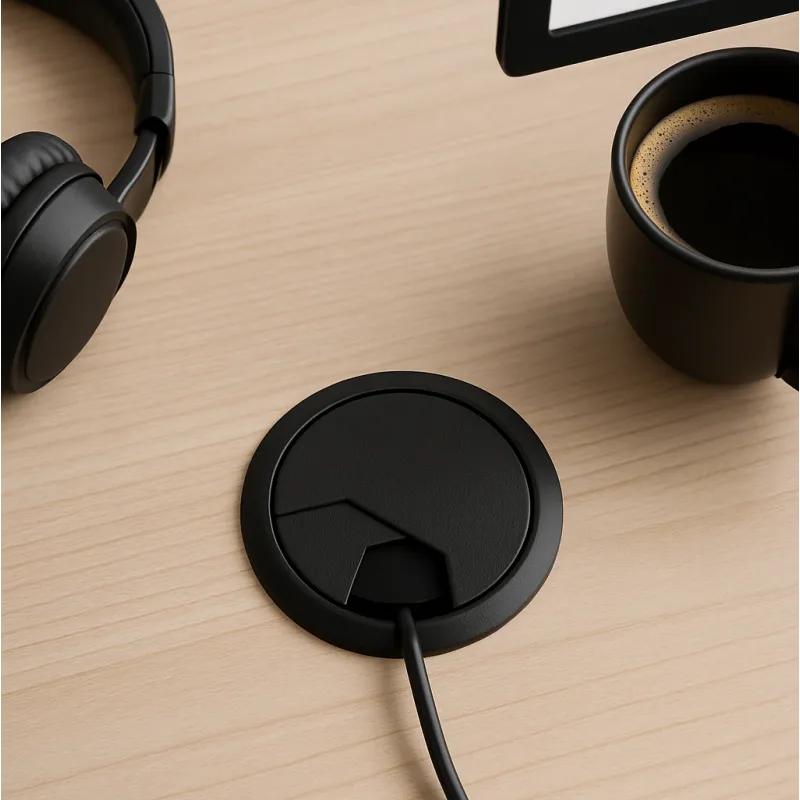 Prijelaz za kabel PVC 60 mm / Crna