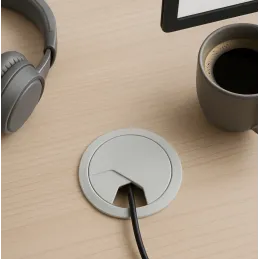 PVC prijelaz za kabel 60 mm / Siva