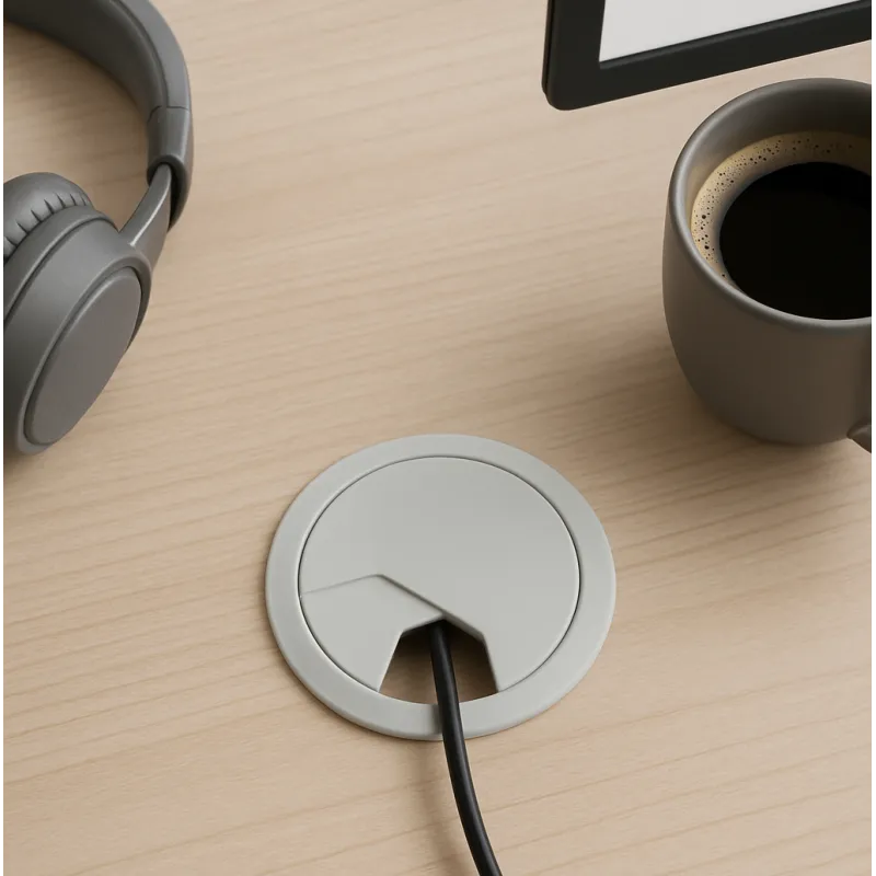 PVC prijelaz za kabel 60 mm / Siva