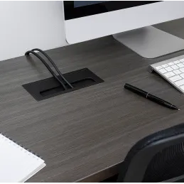 Prelaz za kabel MERIDA 160 x 80 mm / Crna