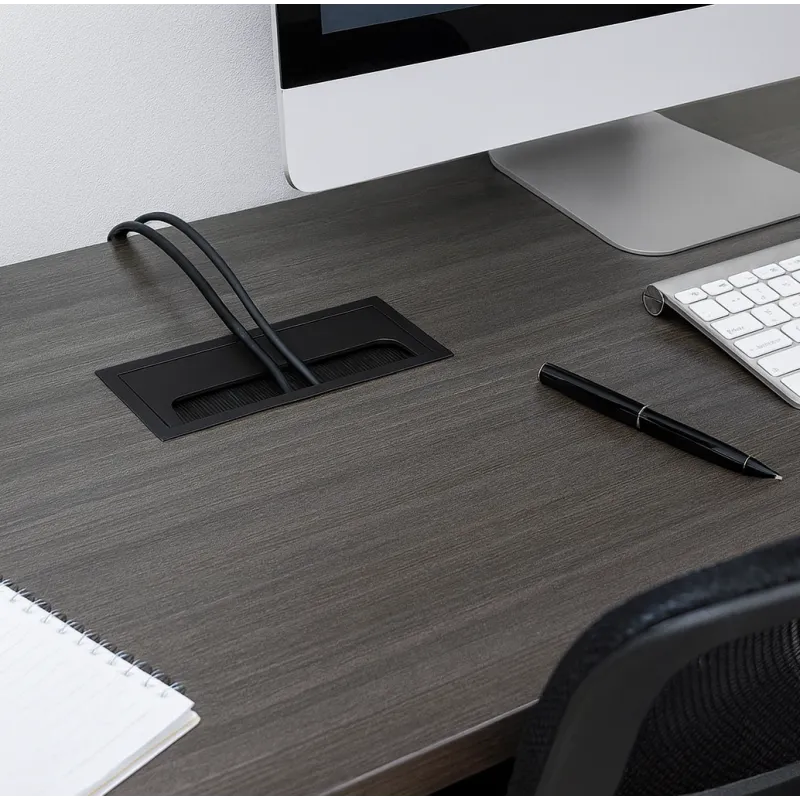 Prelaz za kabel MERIDA 160 x 80 mm / Crna