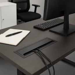 Prevodnik za kabele MERIDA 500 x 80 mm / Crna