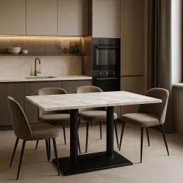 Stalni podnožak PIRAMID DUO / Crna