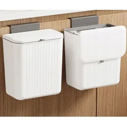 Koš za otpadke ASTRO za vrata 9L / Bijeli