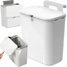 Koš za otpadke ASTRO za vrata 9L / Bijeli