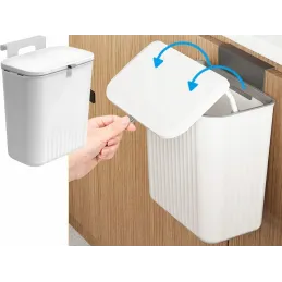 Koš za otpadke ASTRO za vrata 9L / Bijeli