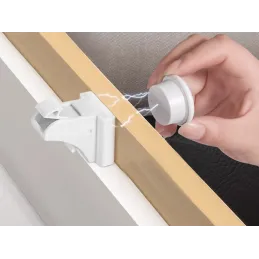 Magnetična sigurnosna brava - 10 kom MAGNETICO / Bijela