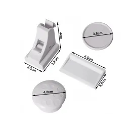 Magnetična sigurnosna brava - 10 kom MAGNETICO / Bijela