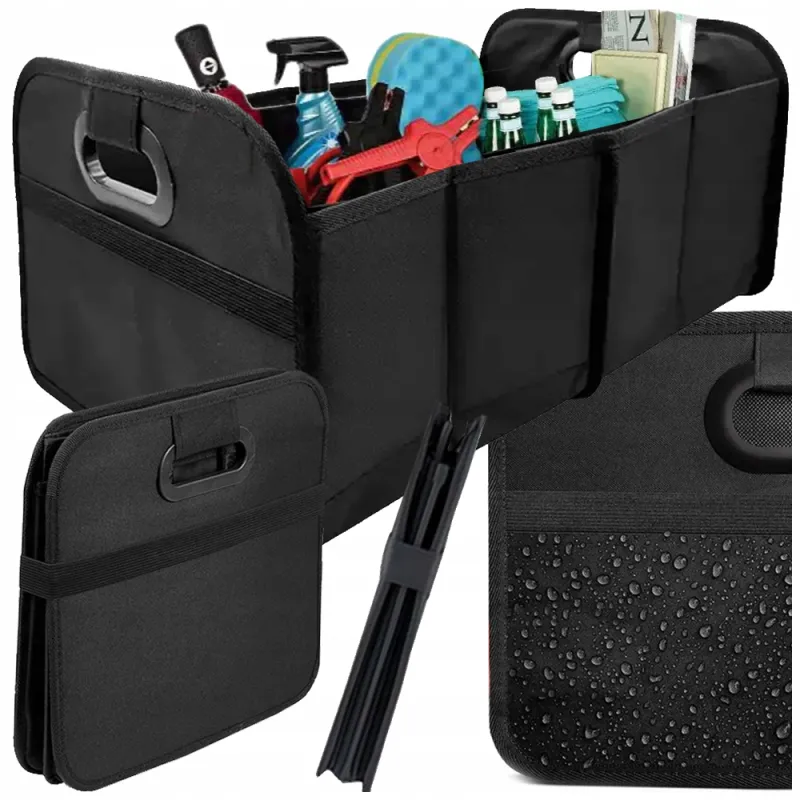 Organizator za stvari i kupovinu za prtljažnik automobila CAR XXL / Crna