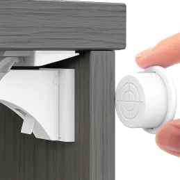 Magnetična sigurnosna brava - 10 kom MAGNETICO / Bijela