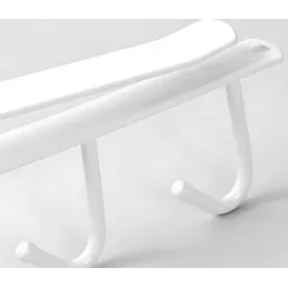 Metalna vješalica ispod police sa 6 kukica DRAFT / Mat bijela