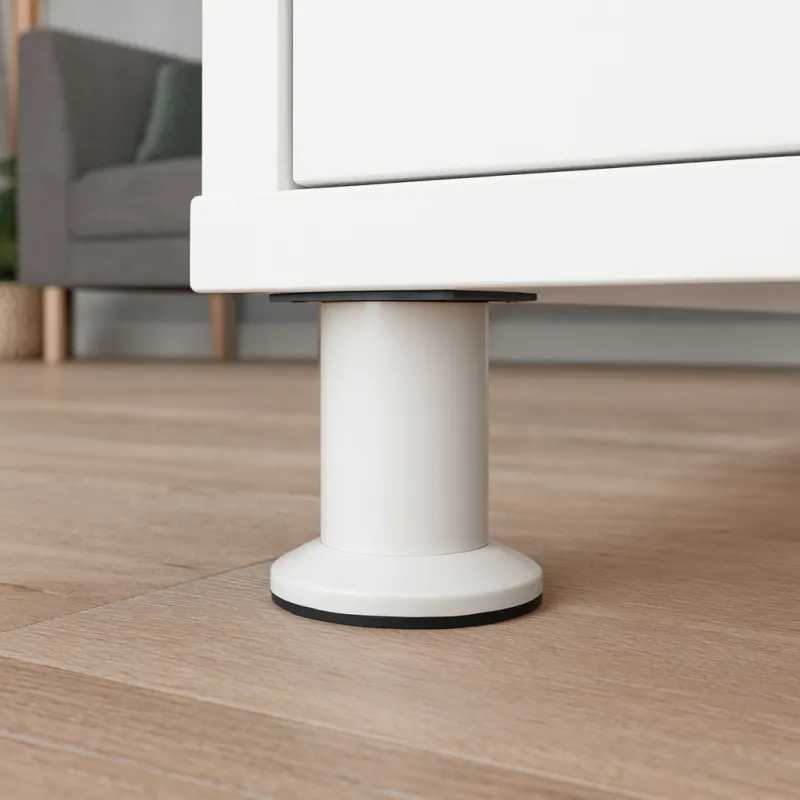 Namještajna nožica SANTIAGO / Bijela sjajna