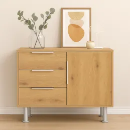 Noga za namještaj SANTIAGO / Matirani krom