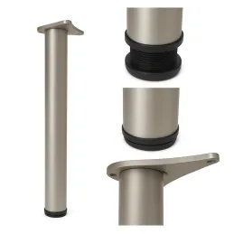 Stolna noga CLASSIC 60 mm / Satenski nikal