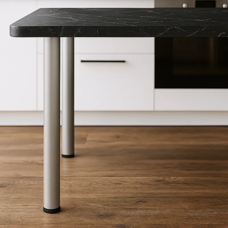 Stolna noga CLASSIC 60 mm / Srebrna