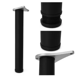 Noga za stol CLASSIC 60 mm / Crna mat