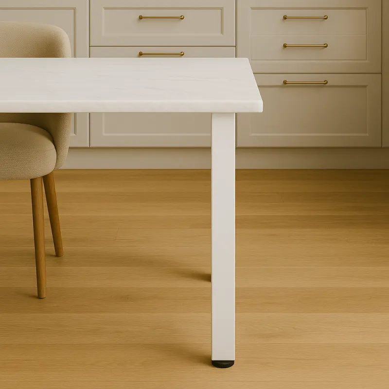 Stolna noga GENEVA / Bijela mat