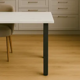 Stolna noga GENEVA / Crna mat