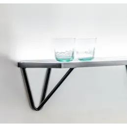 Nosač police HAIRPIN / Crna