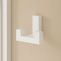 Vješalica TELGADO DUO / Bijela mat