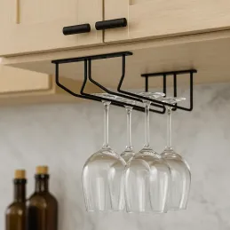 Dvoredni držač za čaše / Mat crna