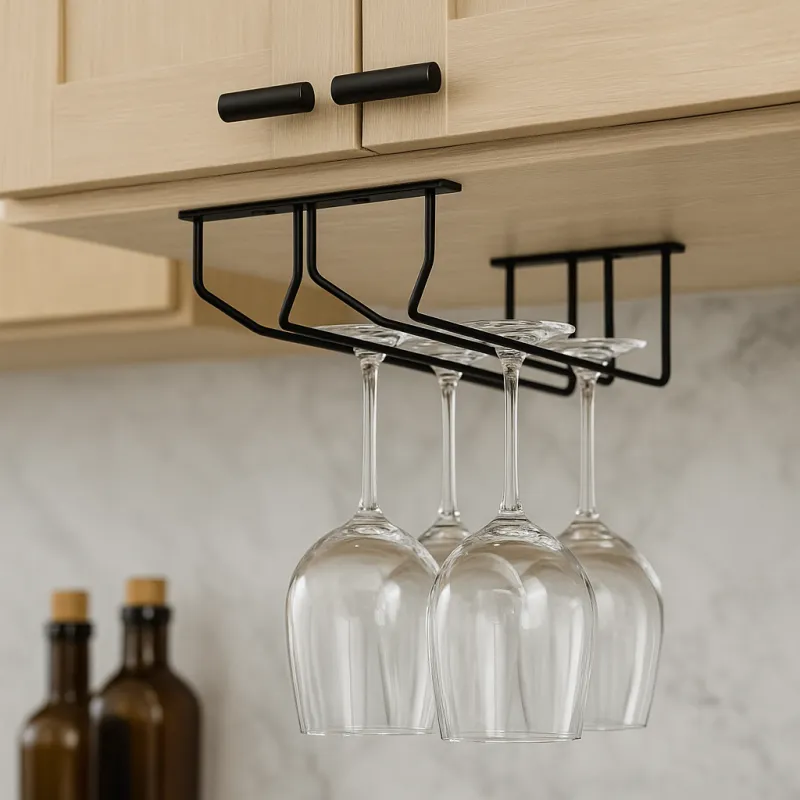 Dvoredni držač za čaše / Mat crna