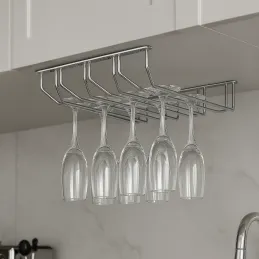 Četverostruki držač za čaše / Sjajni krom