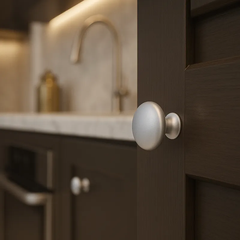 Tipka CIRCLE / Mat krom