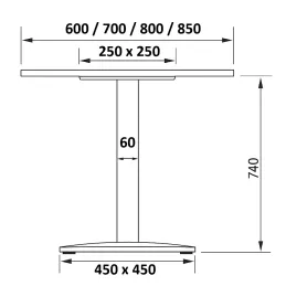 Jedilni stol MOX RONDO / Nehrđajući čelik - Bijela sjajna