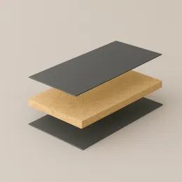 Ploča od iverice PFLEIDERER Siva Antracit / U12290 SD