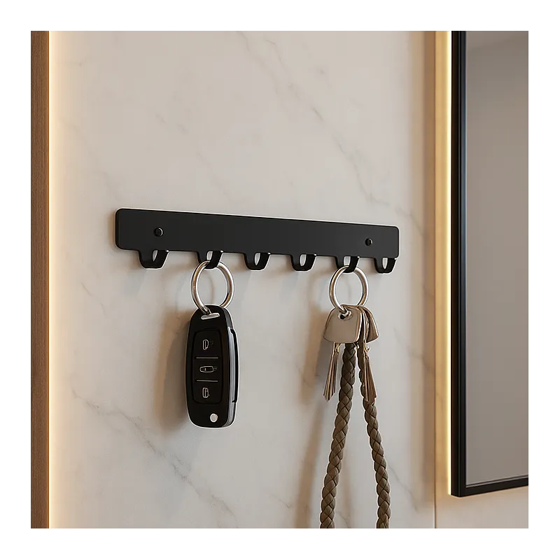 Vješalica za zid HOLD / Crna mat