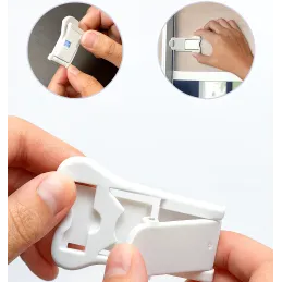 Set od 2 sigurnosne brave za prozore i vrata / Bijela