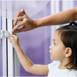 Set od 2 sigurnosne brave za prozore i vrata / Bijela