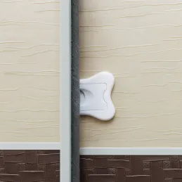 Set od 2 sigurnosne brave za prozore i vrata / Bijela