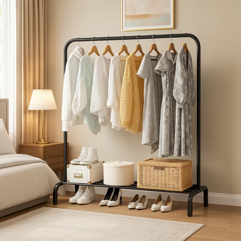 Stalak za odjeću AMARA / Crna mat