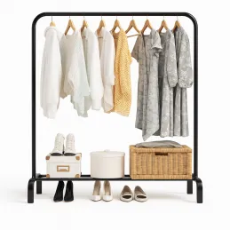 Stalak za odjeću AMARA / Crna mat