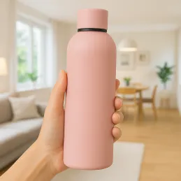 Nerezna termosica TERMO SOFT 500ml / Staroružičasta