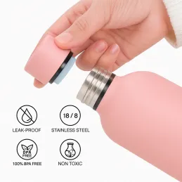 Nerezna termosica TERMO SOFT 500ml / Staroružičasta