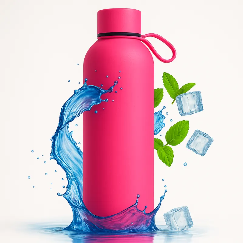 Nerezna termosica TERMO SOFT 500ml / Ružičasta