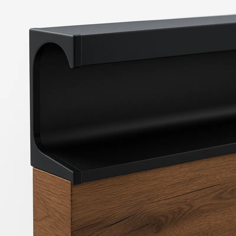 Krajni držač za profilnu ručku PARLA / Crna mat