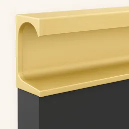 Krajnji dio za profilnu ručku PARLA / Matirano zlatna