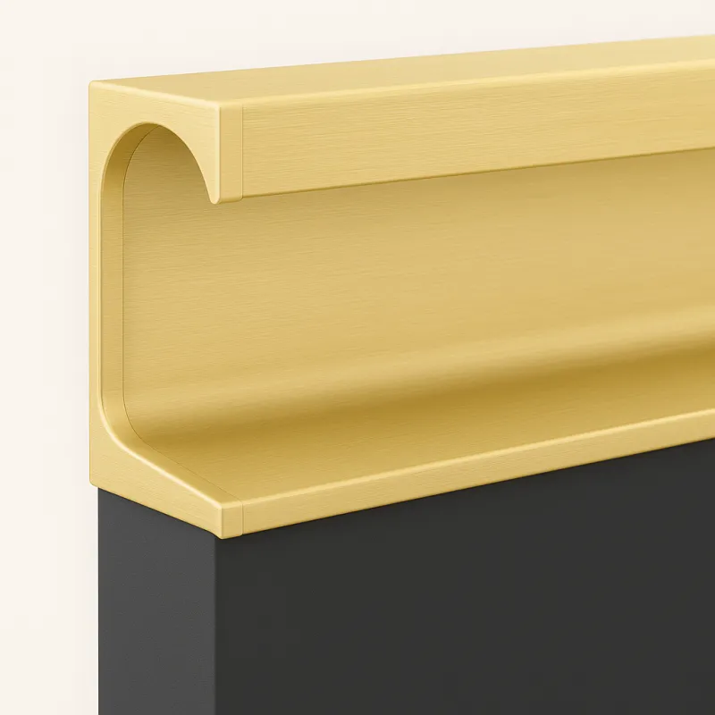 Krajnji dio za profilnu ručku PARLA / Matirano zlatna