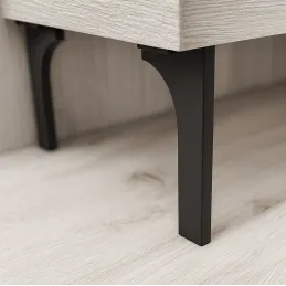 Namještajna nogica CRUDO / Crna mat