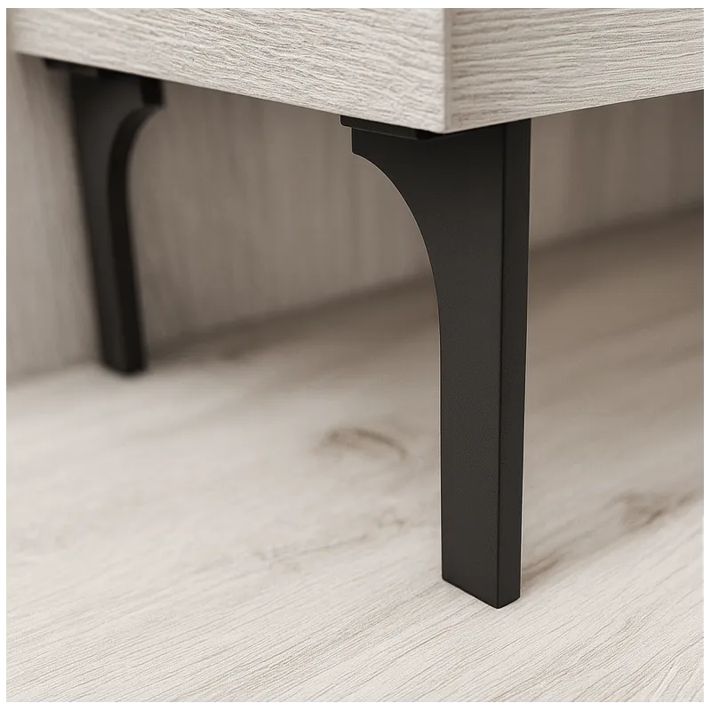 Namještajna nogica CRUDO / Crna mat