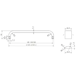 Ručka TAMARA / Siva