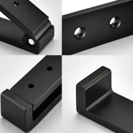 Preklopna vješalica MAXIMO / Crna mat