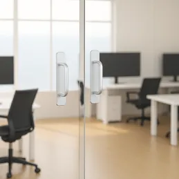 Set od 2 samoljepljive ručke ROXO / Aluminij